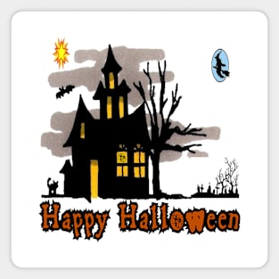 Halloween House Magnet